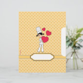 Pages de recettes personnalisées mignonnes (Debout devant)