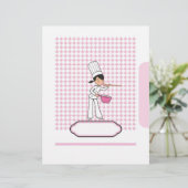 Pages de recettes personnalisées - Thème Chef (Debout devant)
