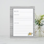 Pages de recettes rustiques pour l'organisateur de (Debout devant)