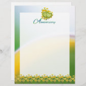 Pages de scrapbook de fête pour les 10 ans de mari (Devant / Derrière)