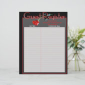 Pages du livre d'or de l'album de mariage (Debout devant)