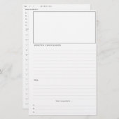 Pages du planificateur quotidien (Devant / Derrière)