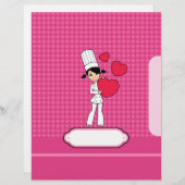 Pages pour Recettes - Chef en-tête à thème (Devant / Derrière)