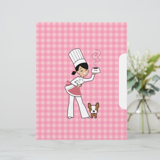 Pages pour recettes - Illustré (Debout devant)