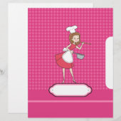 Pages pour recettes - Illustré (Devant / Derrière)