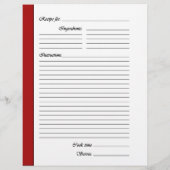 Pages Recettes recto verso rouges (Dos)