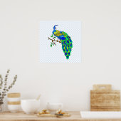 Pagiel Peacock Poster (Keuken)