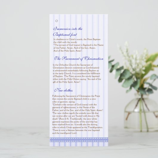 Pagina 4/5 Grieks Orthodoxe Kerk Doopprogramma Programma (Staand voorkant)