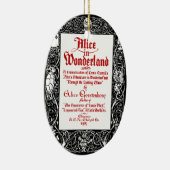 Pagina Alice Titel Keramisch Ornament (Rechts)