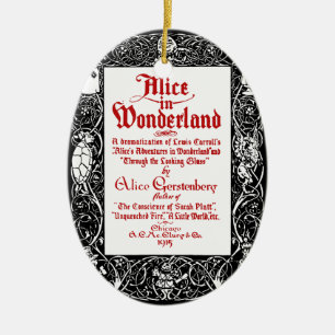 Pagina  Alice Titel Keramisch Ornament