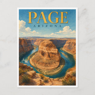 Pagina Arizona Horseshoe Bend GeoSaga Briefkaart