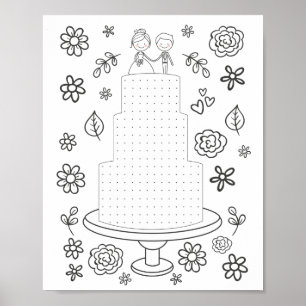 Pagina Kleur van weddenschap Poster