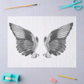 Pagina met Junk Journal Wings Elements Tissuepapier (Craft)