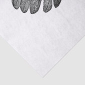 Pagina met Junk Journal Wings Elements Tissuepapier (Detail)