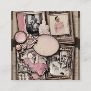  pagina Schrapboek Vierkante Visitekaartje