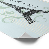 Pagina Vacatieschema Parijs Poster (Hoek)