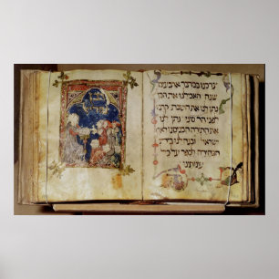 Pagina van een Haggadah Poster