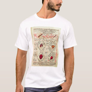 Pagina van het "Canon of Medicine" van Avicenna T-shirt