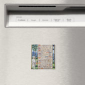 Pagina van tekst met een grensdetail van een magneet (Insitu (Vaatwasser))