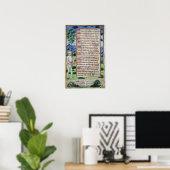 Pagina van tekst met een grensdetail van een poster (Thuiskantoor)
