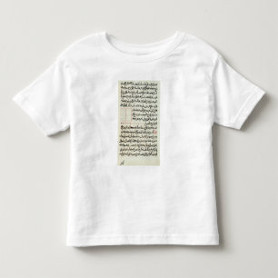 Pagina van tekst van een "Elementen", een boekgeom Kinder Shirts