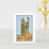 Pagina van toverstokken - Rider Waite Smith tarot Kaart (Gele Bloem)