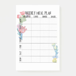 Pagina Wekelijks maaltijdplan Post-it® Notes