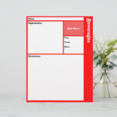 Pagina's ontvangen (rood) (Staand voorkant)