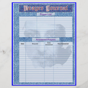 PAGINA'S PRAYER JOURNAL Album / Multomap Insert Pa Flyer