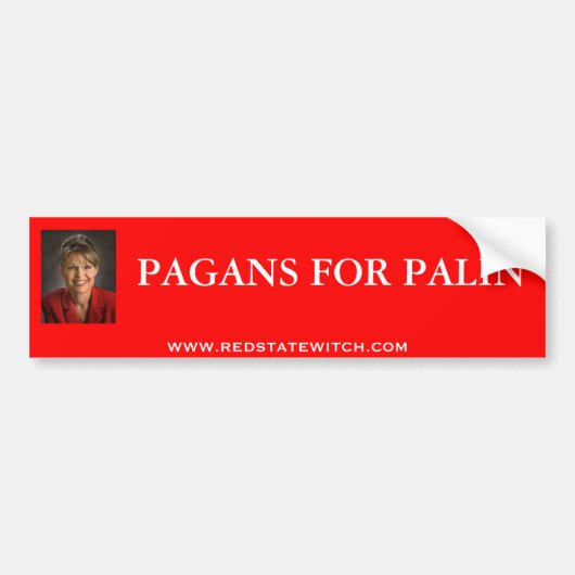 PAGINA'S VOOR PALIN BUMPERSTICKER (Voorkant)