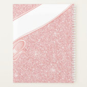  pagneplanner - Roos Gold Glitter Planner (Achterkant)