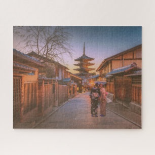 Pagoda in Dusk in Kyoto Japan Legpuzzel