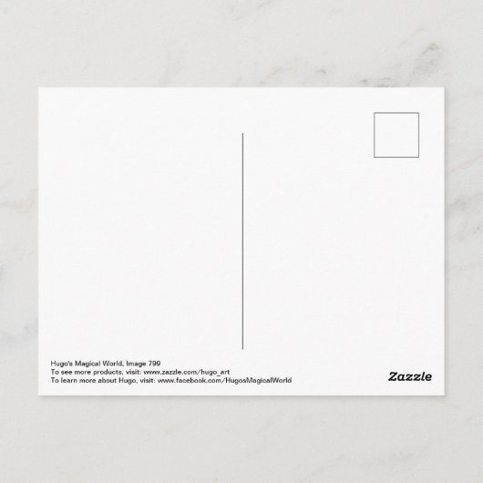 Pagoda in het briefkaart van het landschap van de  (Achterkant)