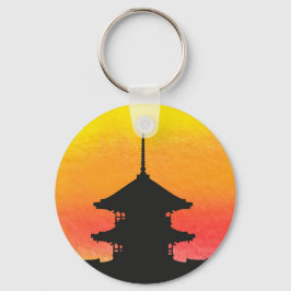 Pagoda Japan Kyoto Sleutelhanger