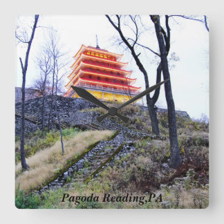 Pagoda Reading, PA Vierkante Klok