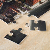 pagode asiatique puzzle de rue (Côté)