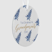 Pagode Bleue Arbre de Noël "Premier Noël en tant q (devant)