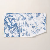Pagode bleue vintage et blanche Chinoiserie (Serviette à main)