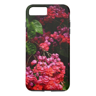 Pagode Bloemen Kleurrijk Rood en Roze iPhone 8 Plus / 7 Plus Hoesje