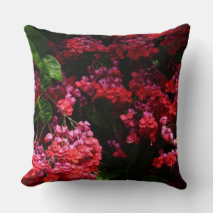 Pagode Bloemen Kleurrijk Rood en Roze Kussen
