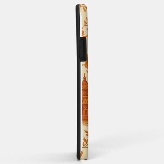 Pagode d'automne Chinoiserie coque iphone (Dos/Droite)