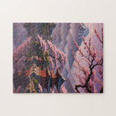 Pagode des cerisiers en fleurs Puzzle (Horizontal)