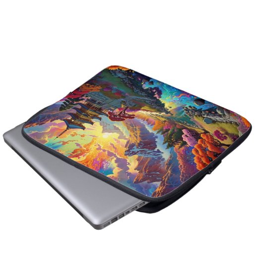 Pagode et sac électronique paysager coloré (Devant bas)