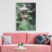 Pagode Stenen Standbeeld Canvas Japanse tuinen Afdruk (Insitu (Woonkamer))