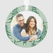 Pagode verte Arbre de Noël Calendrier Fiançailles (dos)