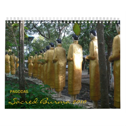 Pagodes: Heilig Birma Kalender (Hoes)
