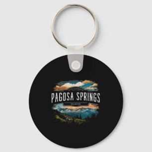 Pagosa Springs Bergen Colorado Wandelen Buitenluch Sleutelhanger
