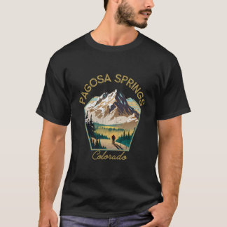 Pagosa Springs Retro Kleding - Pagosa Springs Zuid T-shirt