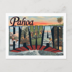Pahoa, HawaiiLarge Letter ScenesPahoa, HI Briefkaart