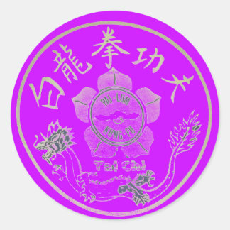 PAI LUM KUNG FU RONDE STICKER